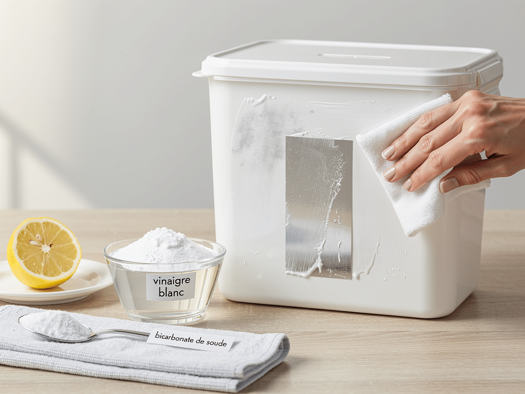 comment enlever de la colle sur du plastique