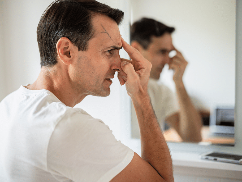veine temporale gonflée stress