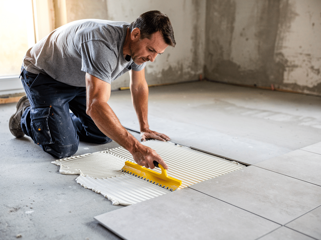 epaisseur colle carrelage