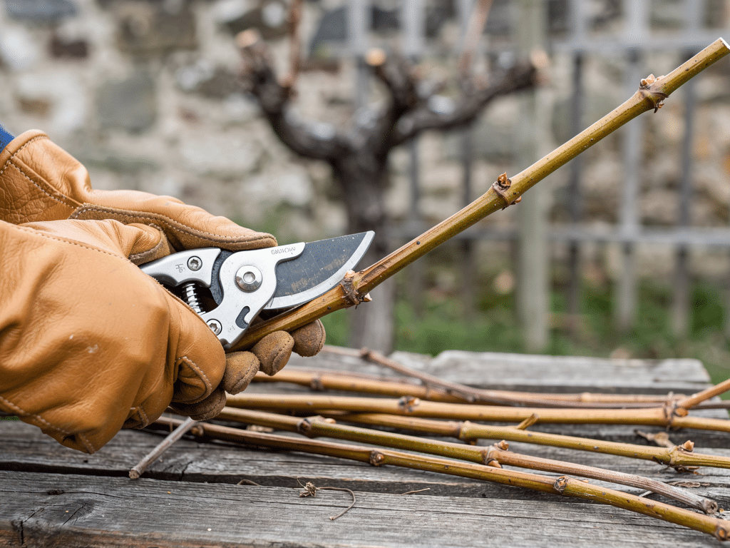 bouturage de la vigne