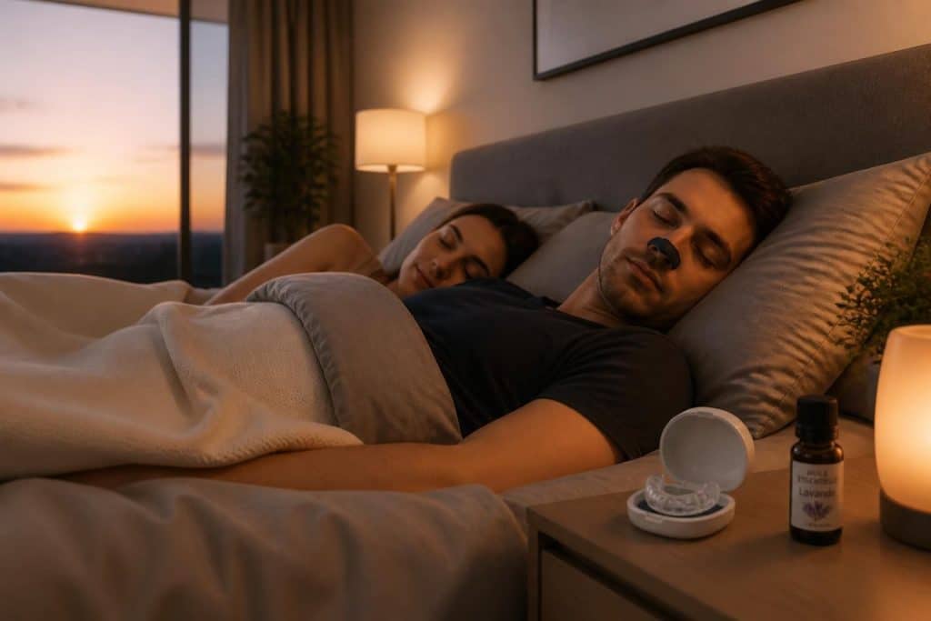 découvrez des solutions efficaces et produits recommandés pour lutter contre le ronflement et améliorer la qualité de votre sommeil.