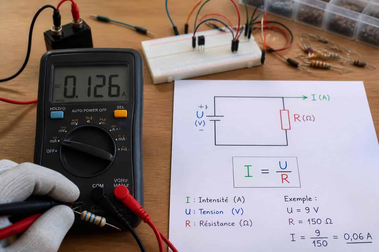 découvrez comment calculer l’ampérage facilement grâce à une formule simple accompagnée d’exemples pratiques pour mieux comprendre et appliquer ce concept électrique.