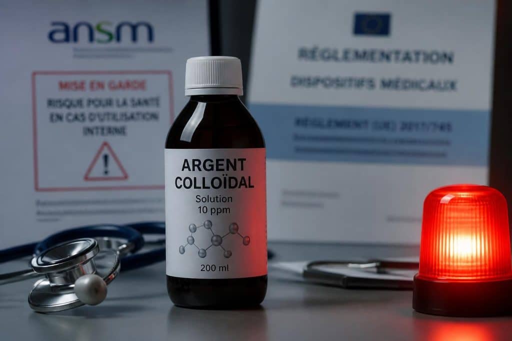 découvrez pourquoi l'argent colloïdal est interdit en usage interne, les risques pour la santé associés et la réglementation en vigueur.